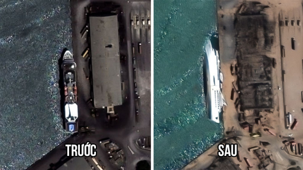 5 bức ảnh vệ tinh trước và sau vụ nổ cho thấy sức tàn phá của thảm họa Beirut 0