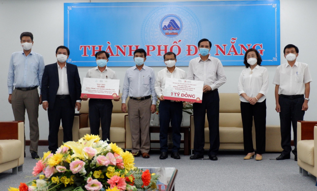 Tập đoàn BRG - SeABank ủng hộ 1 tỷ đồng, 20.000 khẩu trang cho Đà Nẵng chống dịch COVID 0