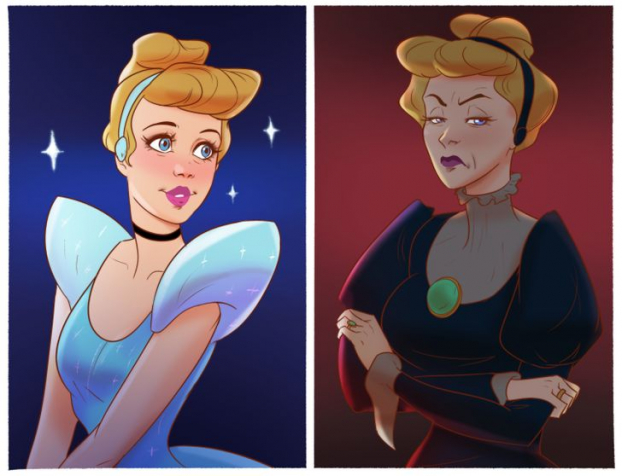 14 nàng công chúa Disney sẽ trông như thế nào nếu họ là kẻ xấu trong phim? 2