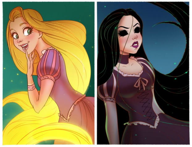 14 nàng công chúa Disney sẽ trông như thế nào nếu họ là kẻ xấu trong phim? 4