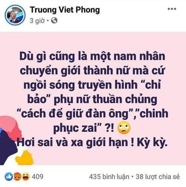 Nam MC VTV gây phẫn nộ vì lên tiếng miệt thị Hương Giang Idol 1