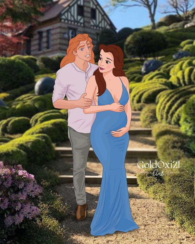   Người đẹp Belle và hoàng tử Adam  