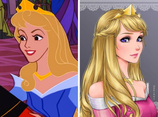 Họa sĩ vẽ lại các nàng công chúa Disney theo phong cách anime đẹp hơn cả bản gốc 6
