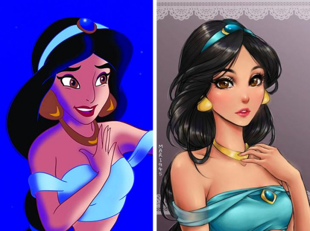 Họa sĩ vẽ lại các nàng công chúa Disney theo phong cách anime đẹp hơn cả bản gốc 8