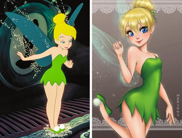 Họa sĩ vẽ lại các nàng công chúa Disney theo phong cách anime đẹp hơn cả bản gốc 17