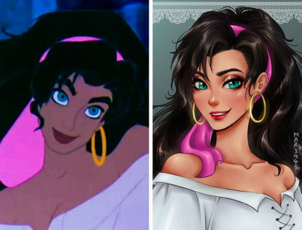 Họa sĩ vẽ lại các nàng công chúa Disney theo phong cách anime đẹp hơn cả bản gốc 19
