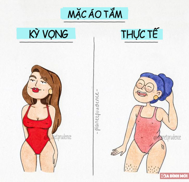 10 tranh minh họa hài hước những nỗi khổ của chị em phụ nữ mà nam giới không thể hiểu nổi 10