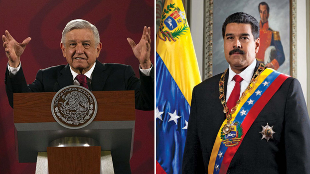   Tổng thống Mexico (trái) và Tổng thống Venezuela (phải) xung phong tiêm vắc-xin COVID-19 của Nga  