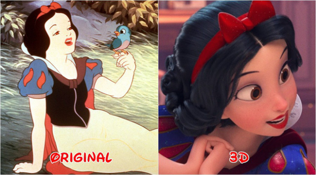 14 nàng công chúa Disney thay đổi thế nào khi được vẽ dưới định dạng 3D 12