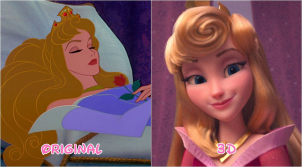 14 nàng công chúa Disney thay đổi thế nào khi được vẽ dưới định dạng 3D 1