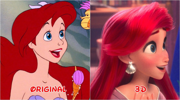 14 nàng công chúa Disney thay đổi thế nào khi được vẽ dưới định dạng 3D 2