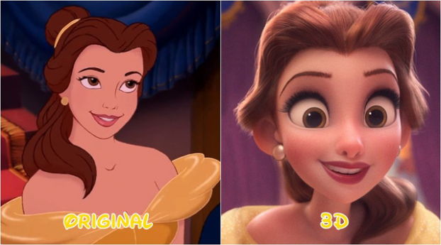 14 nàng công chúa Disney thay đổi thế nào khi được vẽ dưới định dạng 3D 4