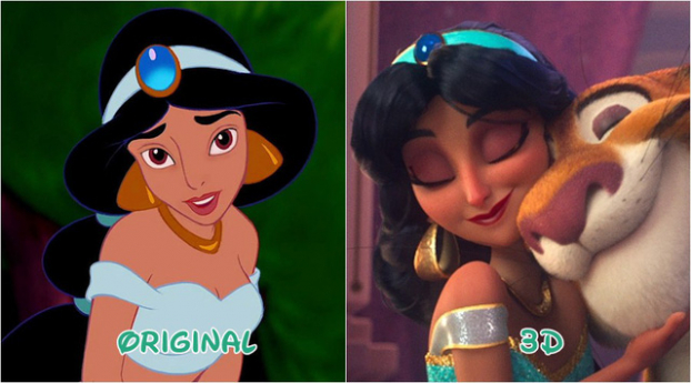 14 nàng công chúa Disney thay đổi thế nào khi được vẽ dưới định dạng 3D 6