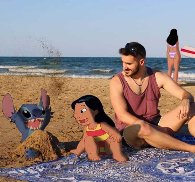 Thầy giáo photoshop các nhân vật hoạt hình Disney với chính mình, kết quả cực thú vị 17