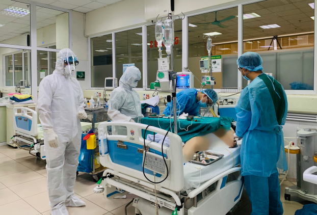   Bệnh nhân COVID-19 ở Bắc Giang tổn thương phổi nặng, trong tình trạng nguy kịch. Ảnh minh họa  