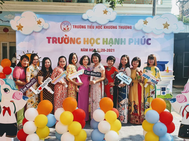  Tiểu học Khương Thượng, quận Đống Đa, Hà Nội - Ảnh Nguyễn Thuỳ Linh  