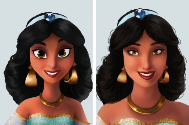 13 nàng công chúa Disney sẽ trông như thế nào nếu vẽ theo tỉ lệ người thật? 9