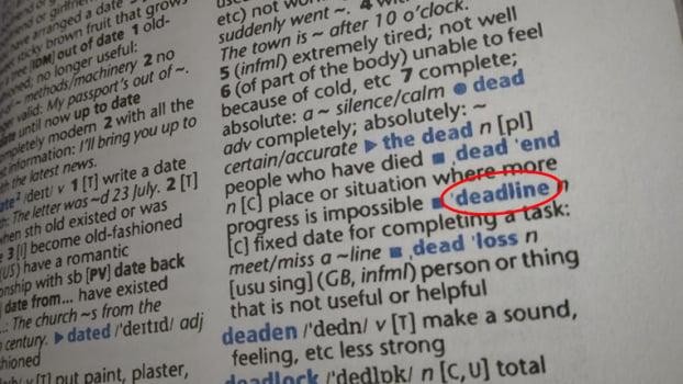 Deadline là gì, ví dụ và cách dùng của deadline trong tiếng Anh 1