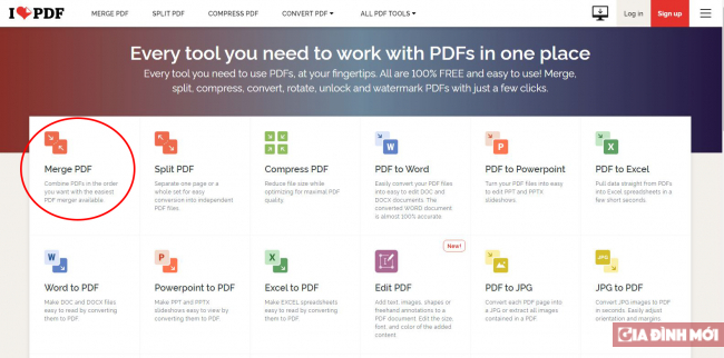 Cách ghép file PDF trên máy tính và điện thoại đơn giản nhất 1