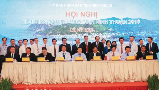   Ninh Thuận thu hút mạnh mẽ các nhà đầu tư trong nước và quốc tế.  