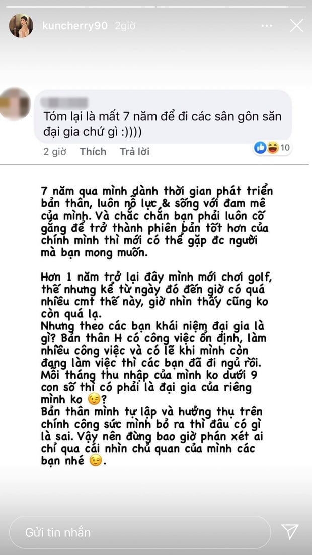 Bị nói đi sân golf để săn đại gia, MC Thu Hoài phản pháo cực gắt, tiết lộ thu nhập khủng 3