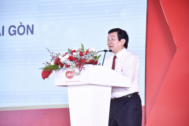   Nguyên Chủ Tịch Nước - Ông Trương Tấn Sang phát biểu tại sự kiện  