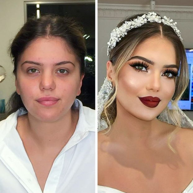 22 bức ảnh chứng minh mọi cô dâu đều xinh đẹp nếu gặp được thợ makeup có tâm 4