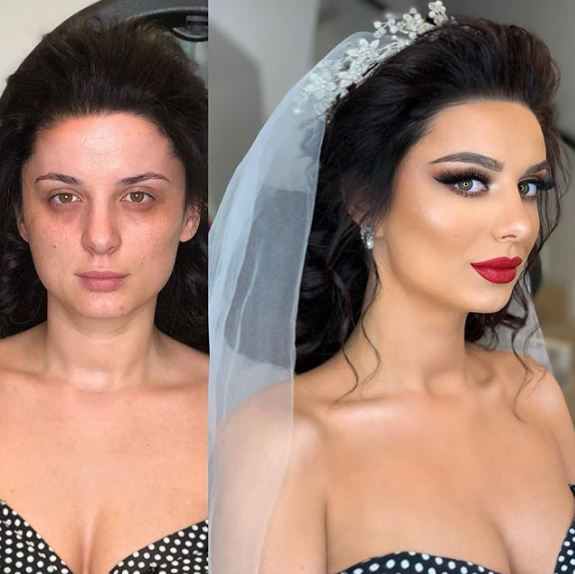 22 bức ảnh chứng minh mọi cô dâu đều xinh đẹp nếu gặp được thợ makeup có tâm 16