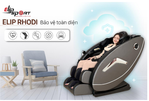   Ghế massage ELIP Rhodi bảo vệ toàn diện sức khỏe bạn  