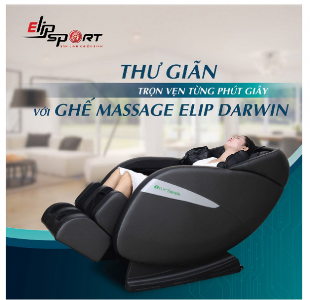   Ghế massage ELIP Darwin giúp bạn đánh bay muộn phiền  