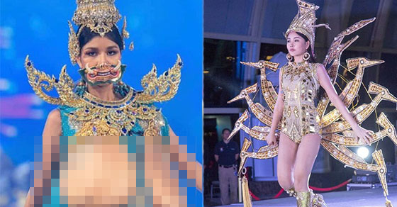 5 trang phục gây tranh cãi tại các cuộc thi hoa hậu: Đại diện Việt Nam khiến fan đỏ mặt 0