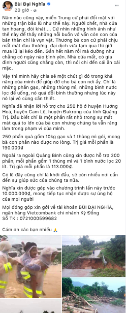 MC Đại Nghĩa, Hoa hậu H'Hen Niê cùng dàn sao Việt chung tay ủng hộ miền Trung lũ lụt 7