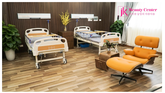   Không gian phòng bệnh hiện đại chuẩn 5 sao phong cách Hàn Quốc  