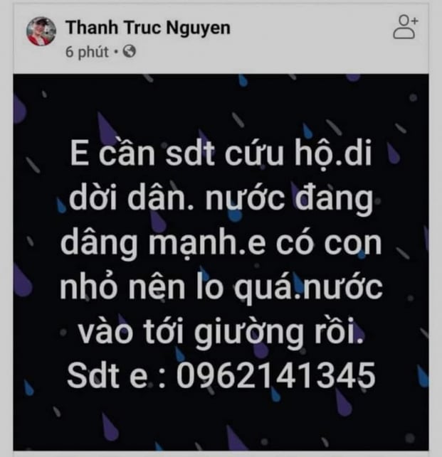 Người dân Quảng Trị đồng loạt lên mạng kêu cứu trong đêm khi nước lũ dâng cao bất ngờ 8