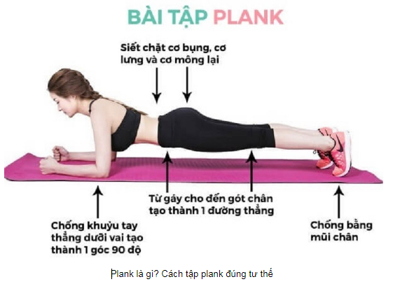 Hướng dẫn cách tập plank đúng cách để có vóc dáng đẹp 0