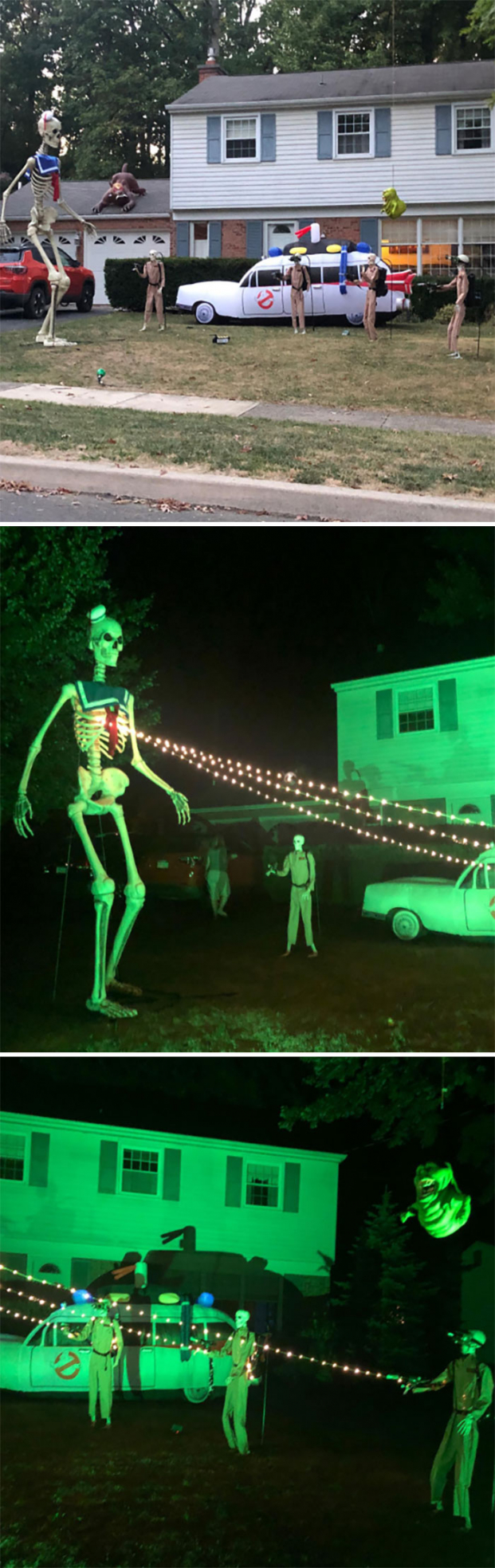 22 'bậc thầy' trang trí Halloween khiến hàng xóm vừa sợ vừa buồn cười 16