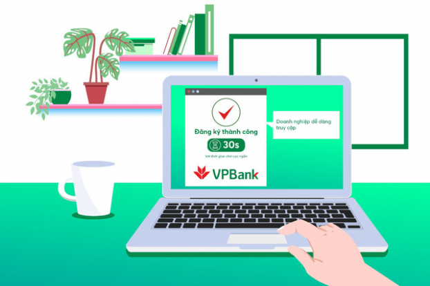 Doanh nghiệp đăng ký tài khoản online tại VPBank hưởng ưu đãi khủng 0