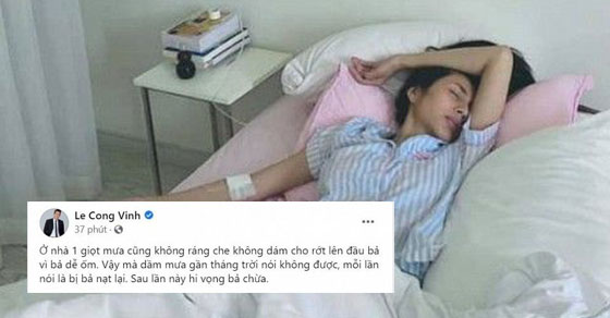 Thủy Tiên nhập viện vì kiệt sức, Công Vinh xót vợ: 'Sau lần này hi vọng bả chừa' 0