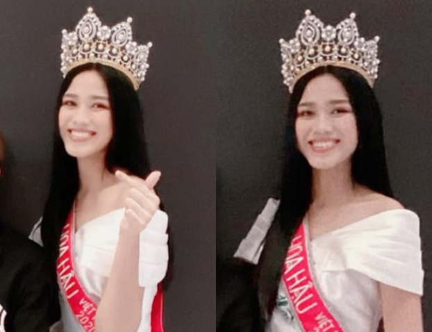 Hoa hậu Đỗ Thị Hà khác lạ hậu đăng quang: Mặt mũi hốc hác, kém sắc khó nhận ra 2