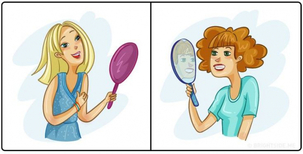 16 tranh minh họa hài hước sự khác biệt của phụ nữ trên tạp chí và ngoài đời thật 10