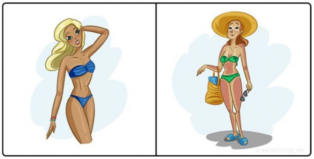 16 tranh minh họa hài hước sự khác biệt của phụ nữ trên tạp chí và ngoài đời thật 13