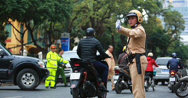   Hà Nội: Phân luồng giao thông phục vụ Đại hội Thi đua yêu nước lần thứ X  
