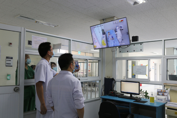   Bệnh nhân 1405 đang điều trị tại bệnh viện đa khoa Trung ương Quảng Nam.  