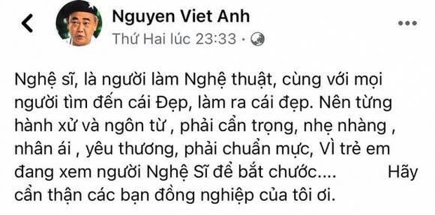 Cát Phượng phản ứng cực gắt khi bị nghệ sĩ Việt Anh nhắc nhở sau vụ nam gymer 1