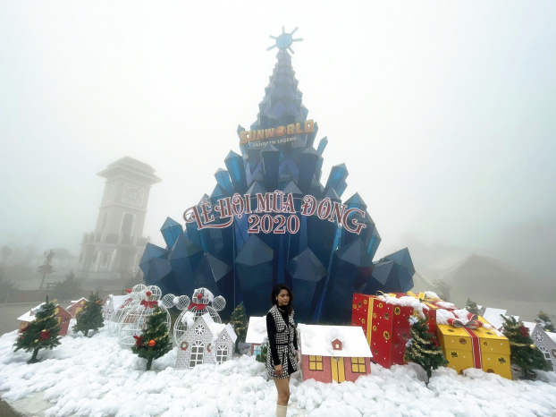 Noel này tới Fansipan để được thấy ngôi làng tuyết rộng hơn 1000m2 2