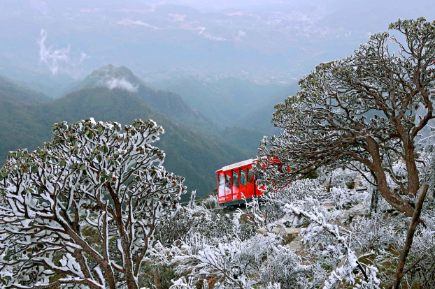 Noel này tới Fansipan để được thấy ngôi làng tuyết rộng hơn 1000m2 7