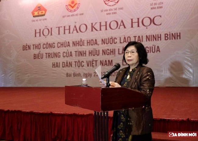   GS.TS Lê Thị Quý, Chủ tịch Quỹ Văn Hiến Việt Nam chủ trì hội thảo khoa học  