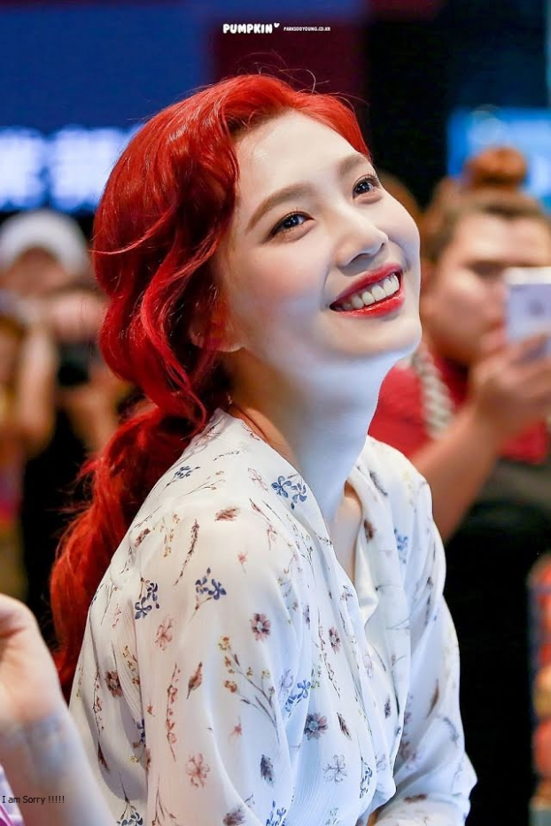 Knet liệt kê 21 idol Kpop để tóc đỏ đẹp nhất: Joy xinh như búp bê sứ, V siêu cuốn hút 1