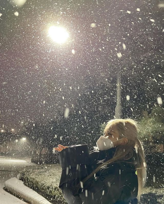 Idol Kpop đua nhau check-in dưới trời tuyết: RM đánh đố ARMY, Rosé đẹp muốn xỉu 6