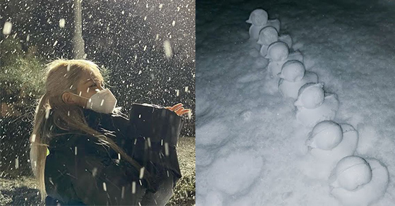 Idol Kpop đua nhau check-in dưới trời tuyết: RM đánh đố ARMY, Rosé đẹp muốn xỉu 0